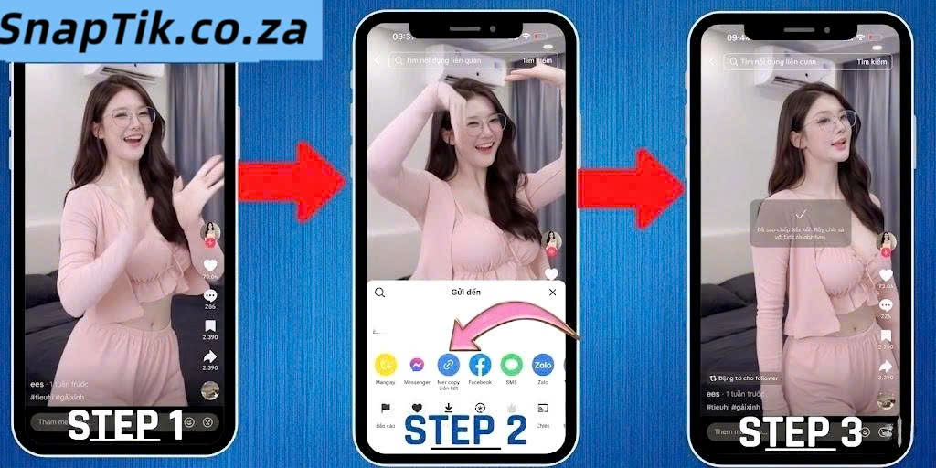 Step by step guide to save TikTok video without watermark using SnapSave